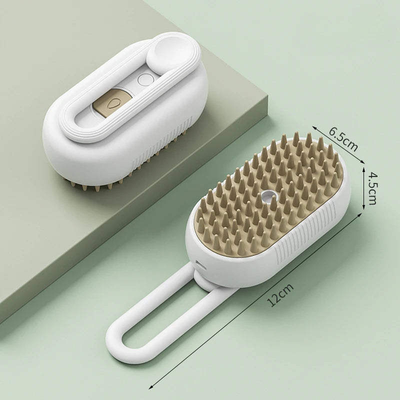 Escova Removedora De Pelos Á Vapor 3 Em 1